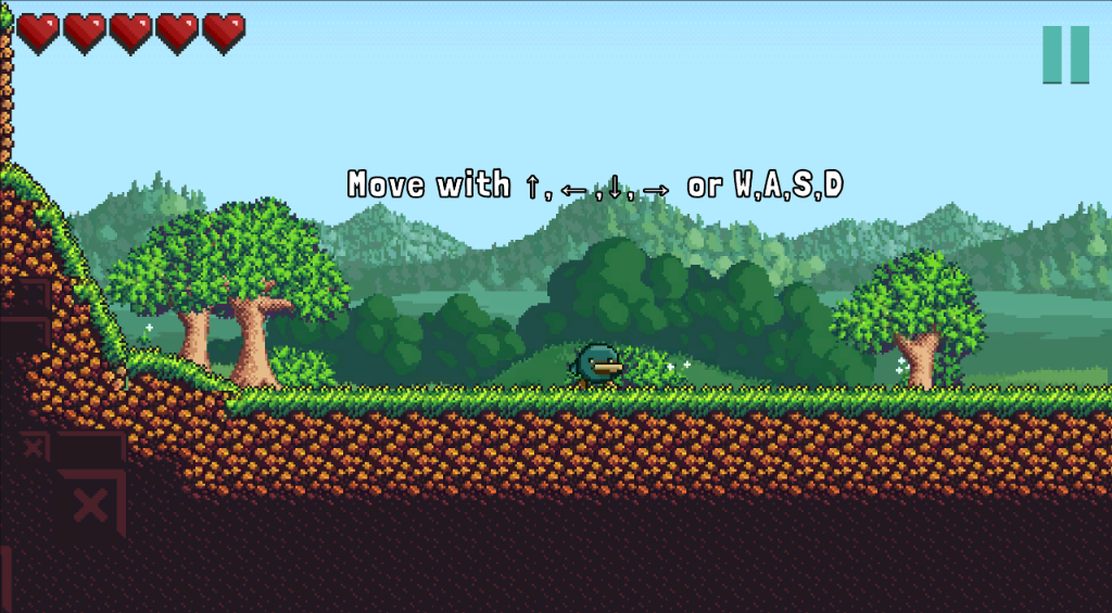 SollyFall Screenshot - Movement tutorial